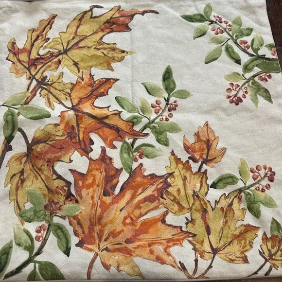 Pottery Barn Fall Leaves Pillow Covers - Picture 2 of 5